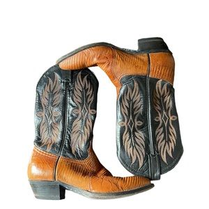 Tony Lama Lizard Exotic Mens Cowboy Boots